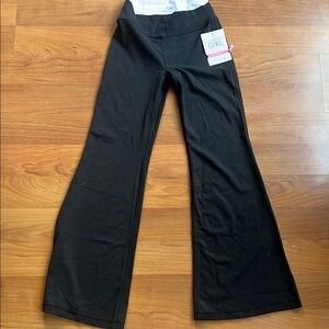 Athleta Black Kids Flared Leggings